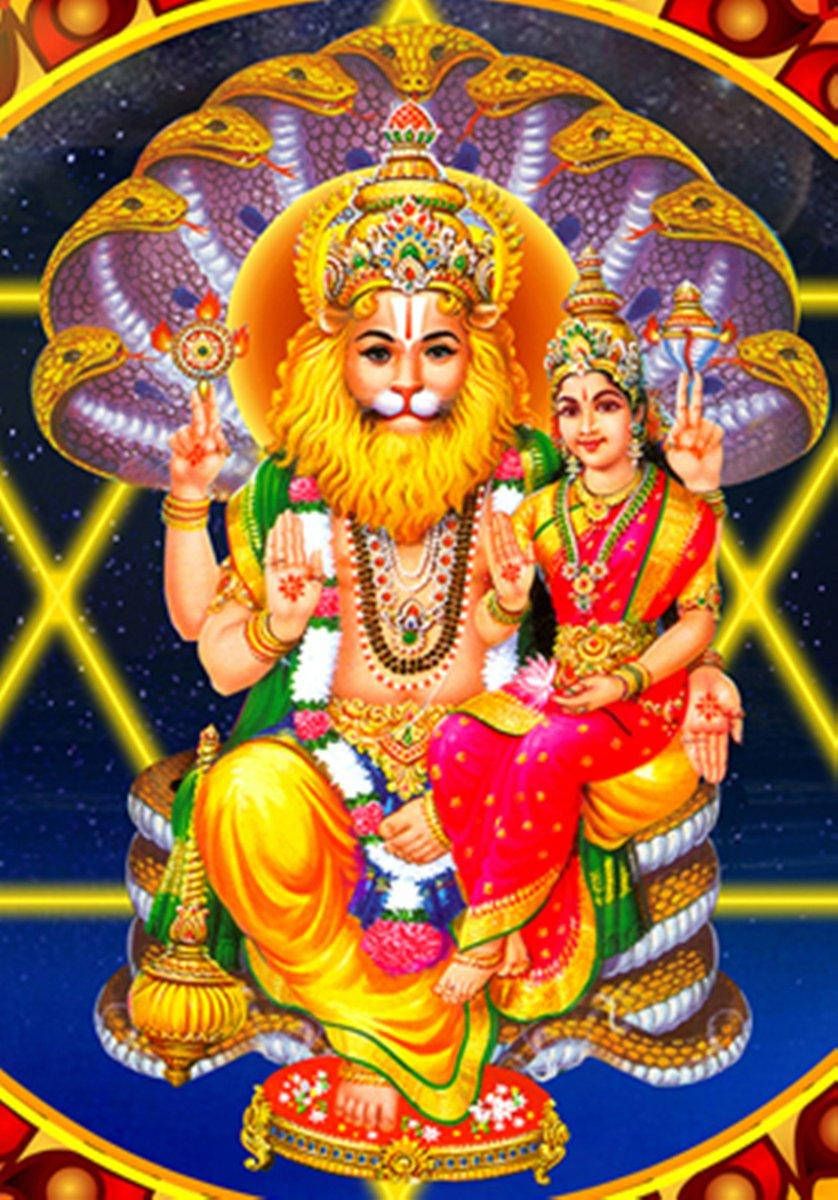 838x1200 Lord Narasimha Abstract Art Wallpaper on WallpaperBat