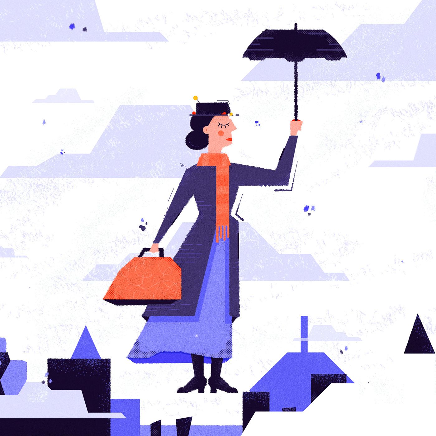 1400x1400 MARY POPPINS on Behance Wallpaper