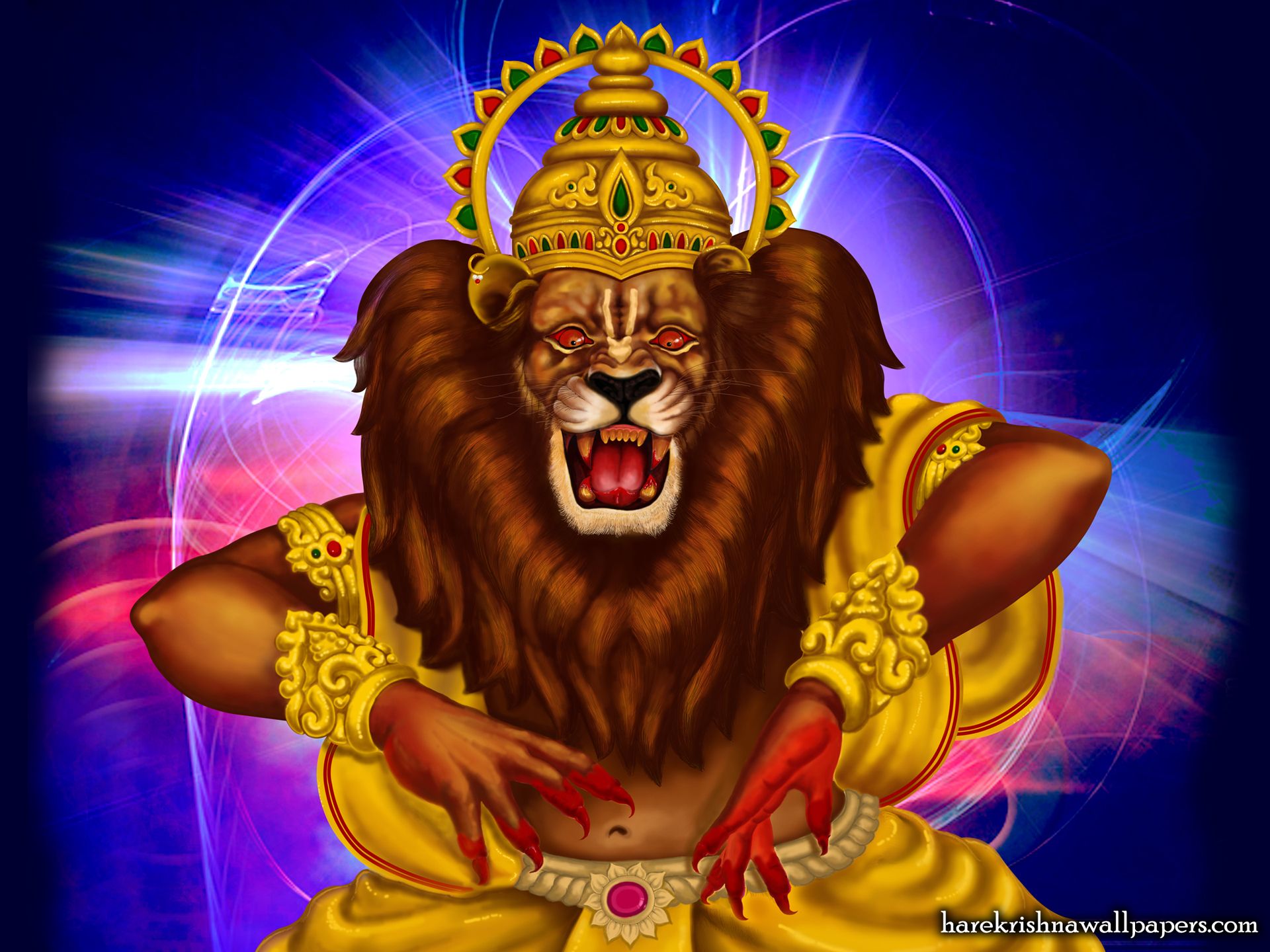 Narsimha Wallpapers - 4k, Hd Narsimha Backgrounds On Wallpaperbat