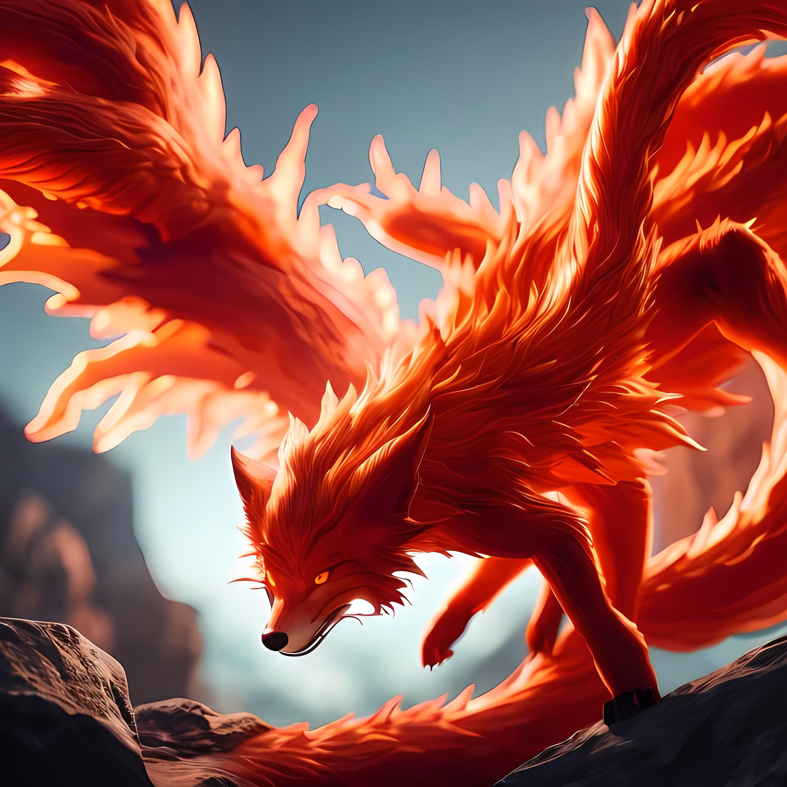 Nine Tailed Fox Wallpapers - 4k, HD Nine Tailed Fox Backgrounds on ...