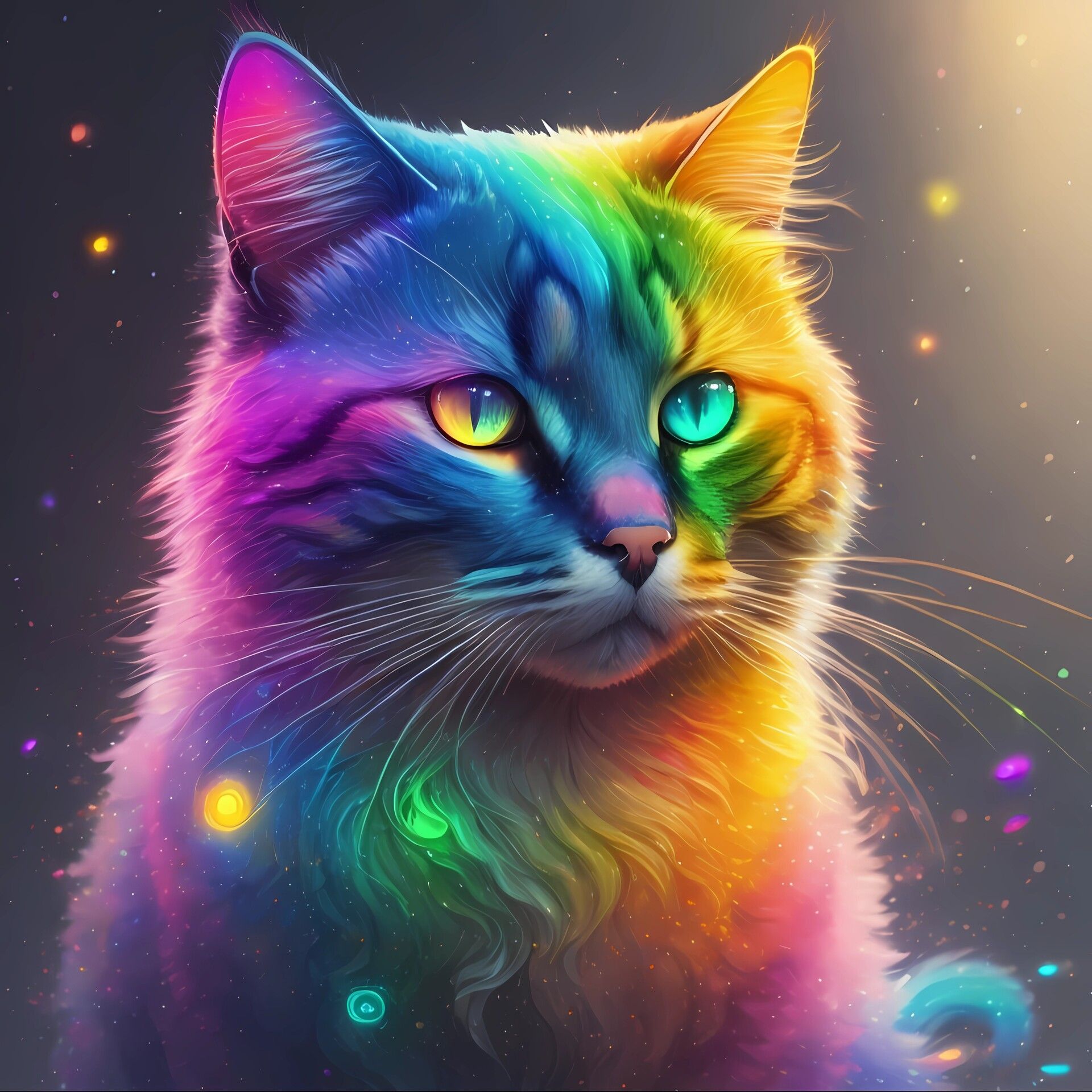 Rainbow Cat Wallpapers - 4k, HD Rainbow Cat Backgrounds on WallpaperBat