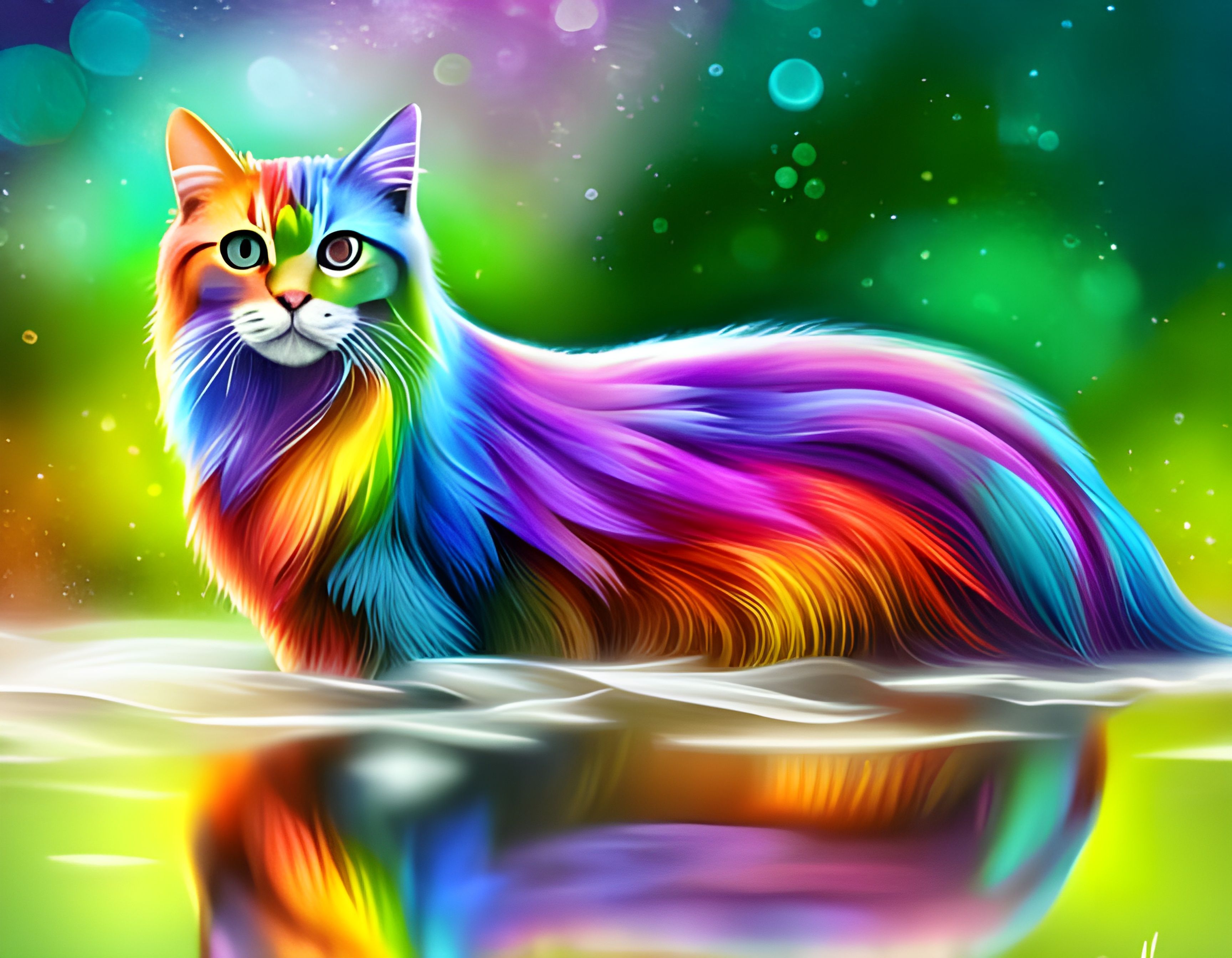 Rainbow Cat Wallpapers - 4k, HD Rainbow Cat Backgrounds on WallpaperBat