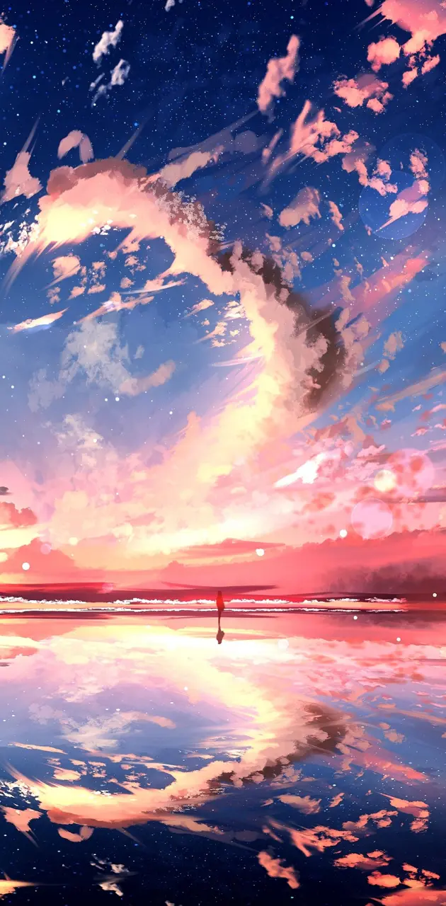 630x1280 Anime Sky wallpaper by thewaifuu ... Wallpaper