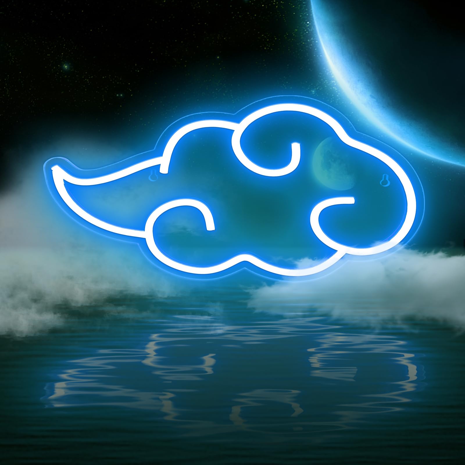 1600x1600 Anime Cloud Neon Signs, Dimmable Gaming ... Wallpaper