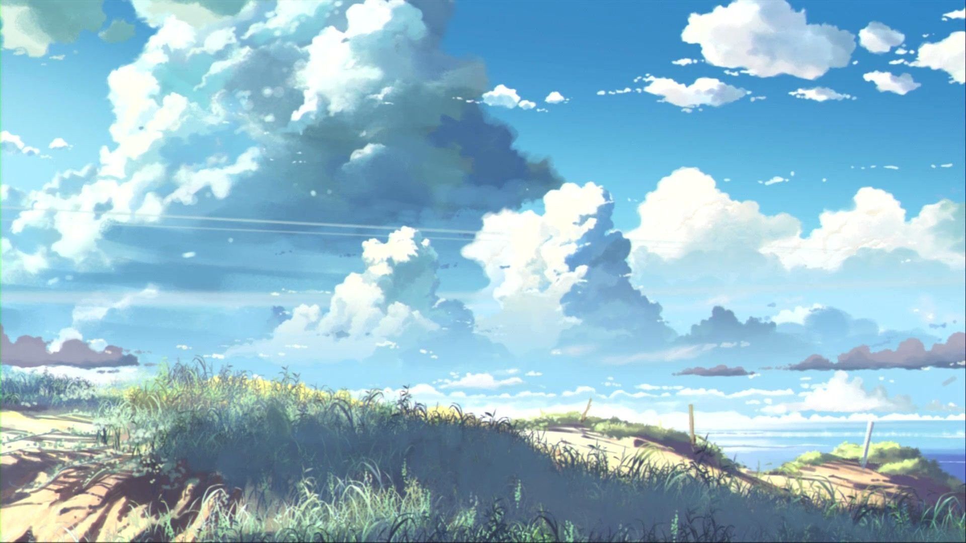 1920x1080 Anime Clouds Wallpaper 1920x1080 64323 ... Wallpaper