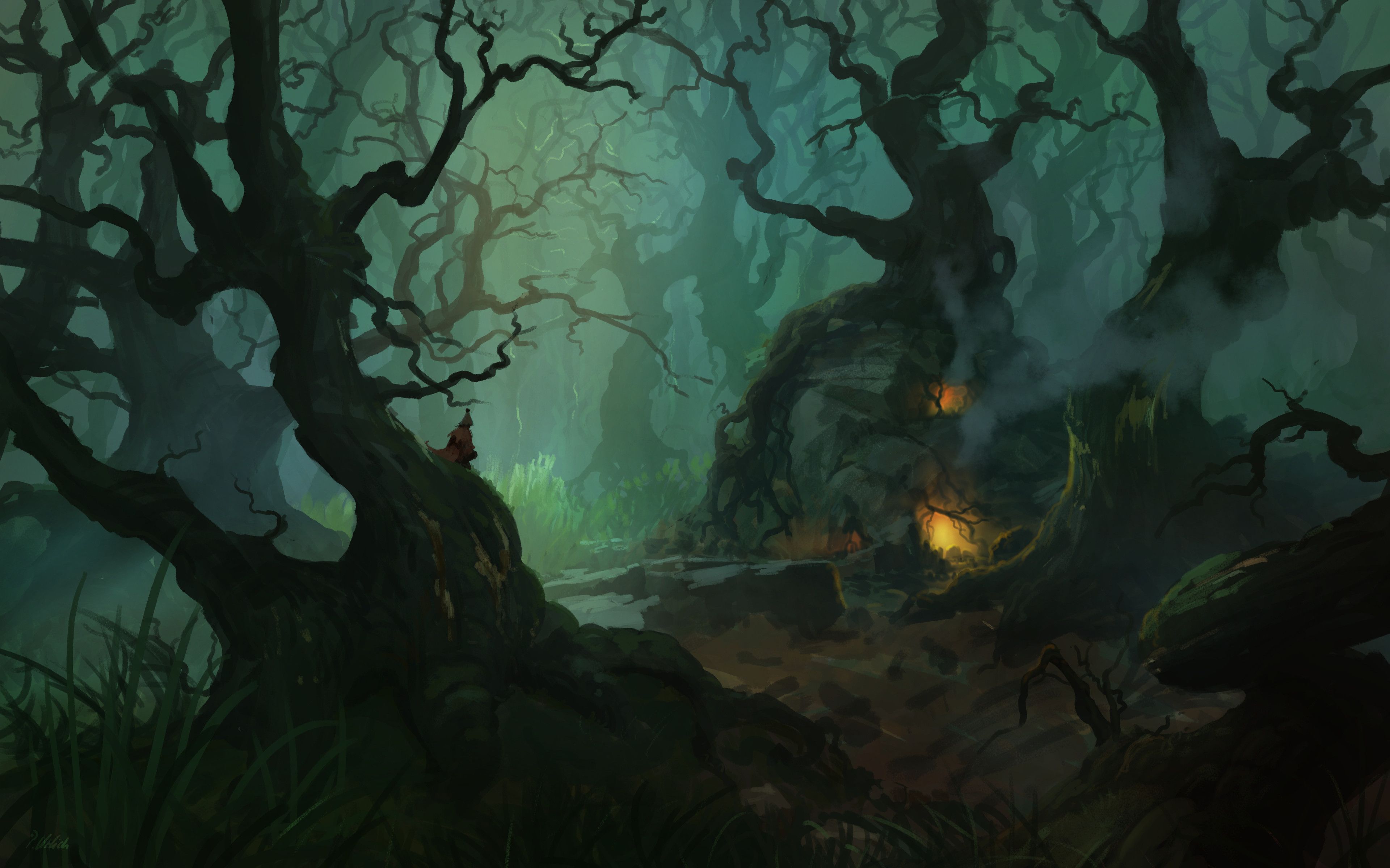 Fantasy Forest Wallpapers - 4k, Hd Fantasy Forest Backgrounds On 