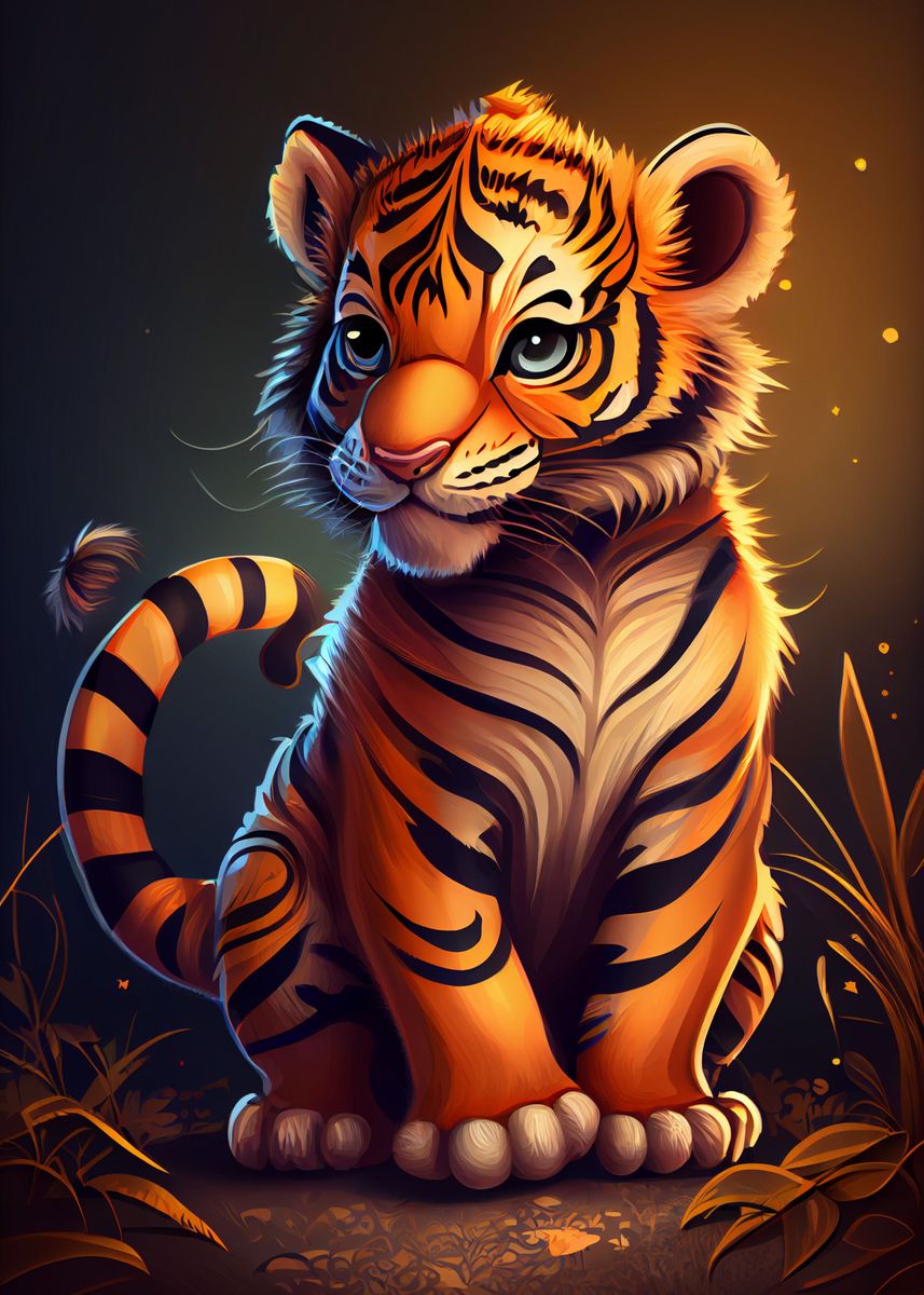 Cute Tiger Wallpapers - 4k, HD Cute Tiger Backgrounds on WallpaperBat