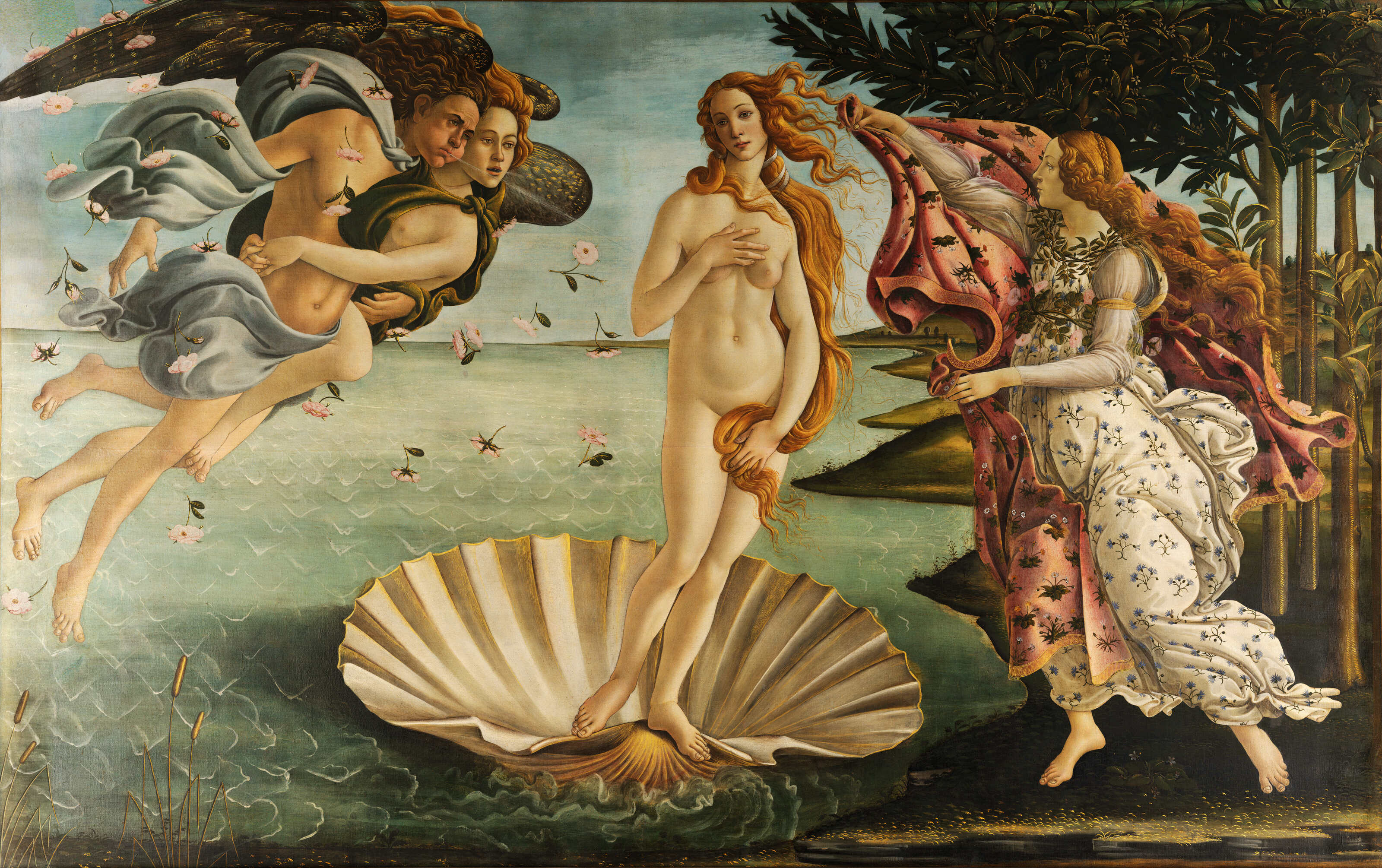 3200x2010 The Birth Of Venus Mural By Sandro ... Wallpaper