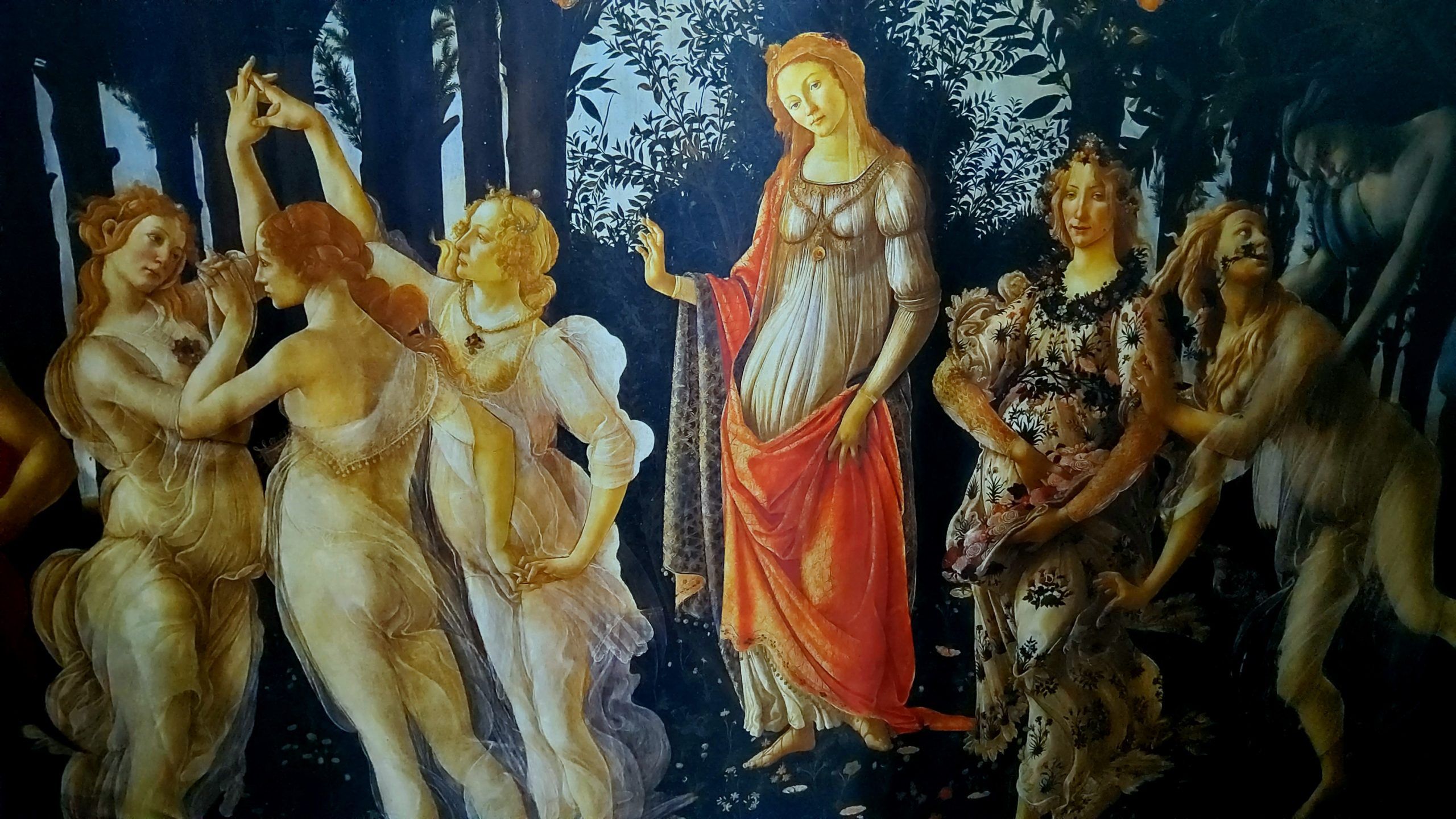 2560x1440 Primavera Sandro Botticelli On The Silk ⋆ Wallpaper