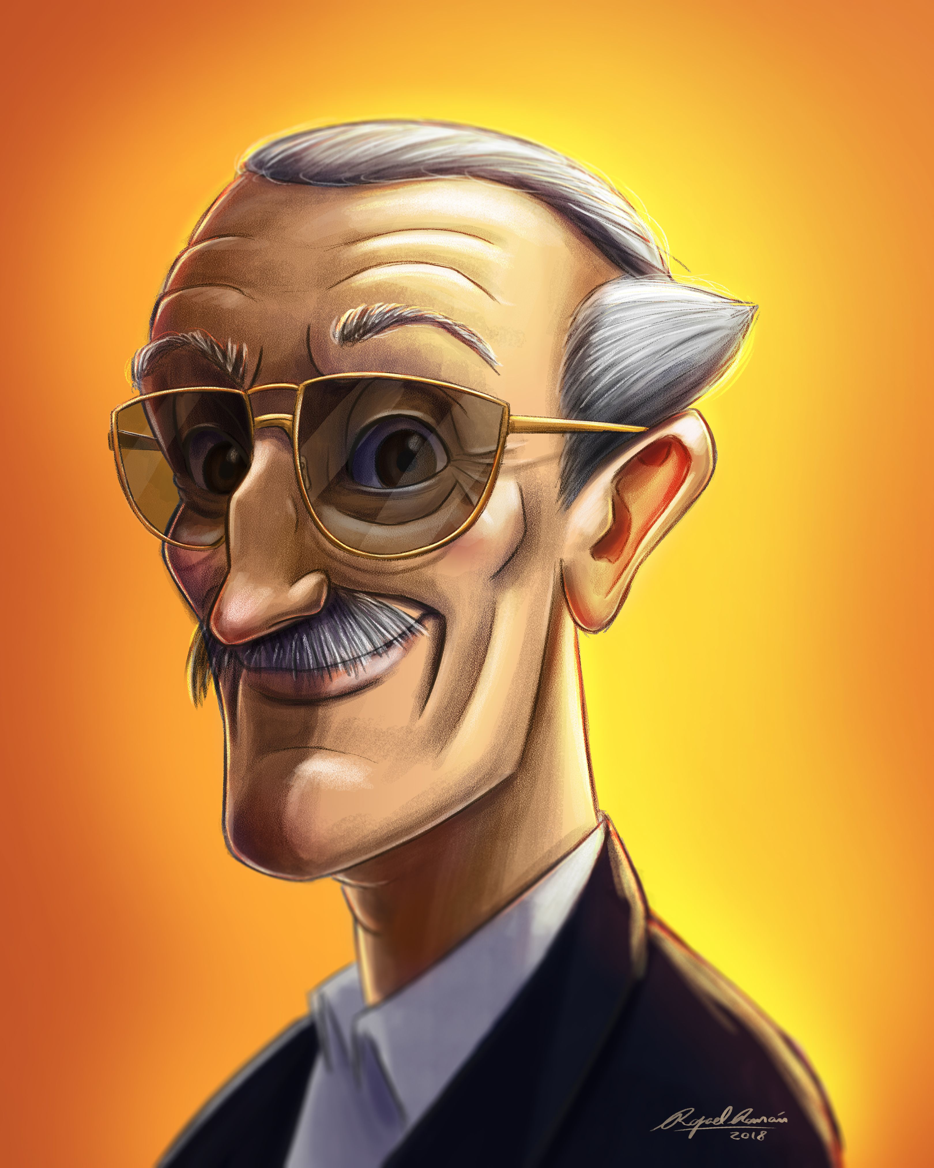 3240x4050 Stan Lee :: Behance Wallpaper