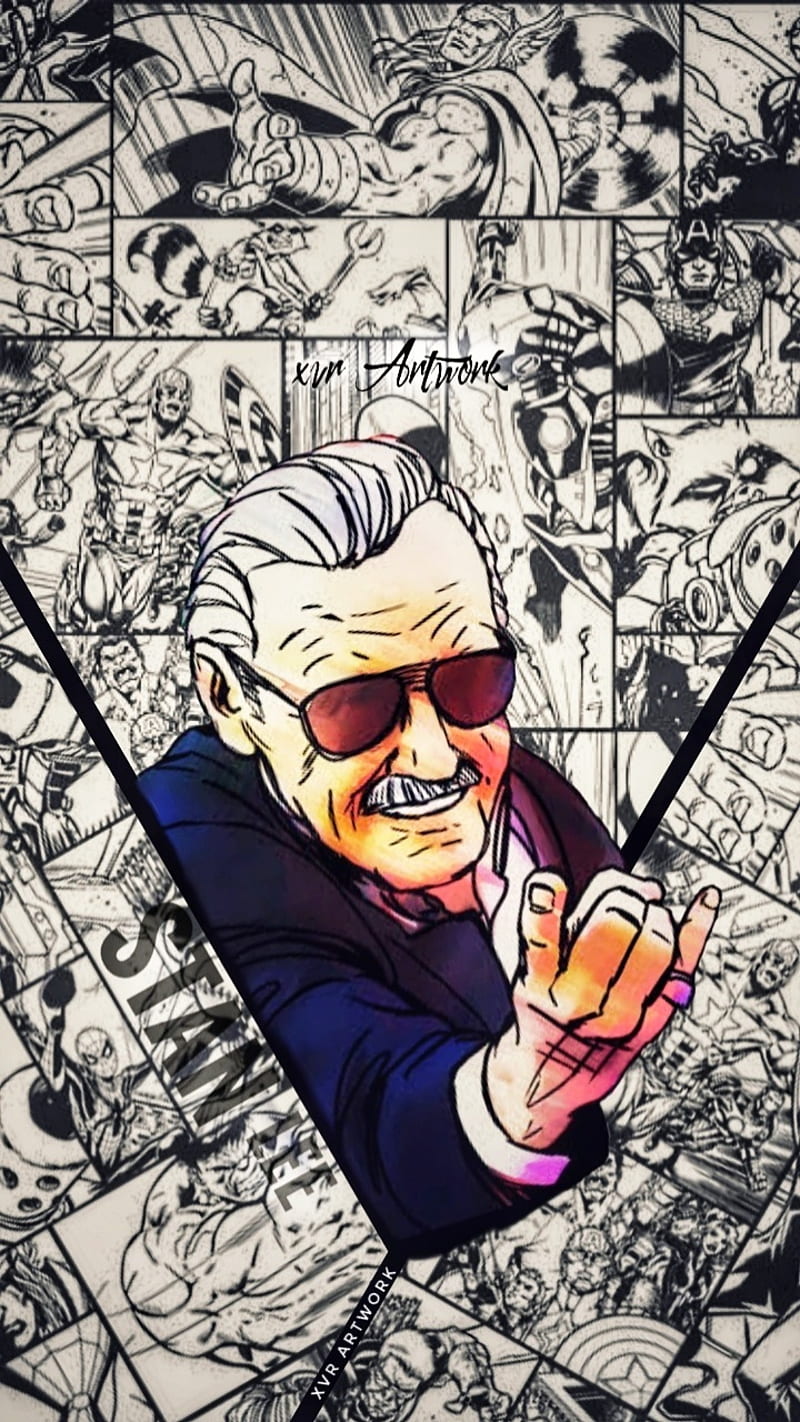 800x1422 STAN LEE, marvel, king, superhero ... Wallpaper