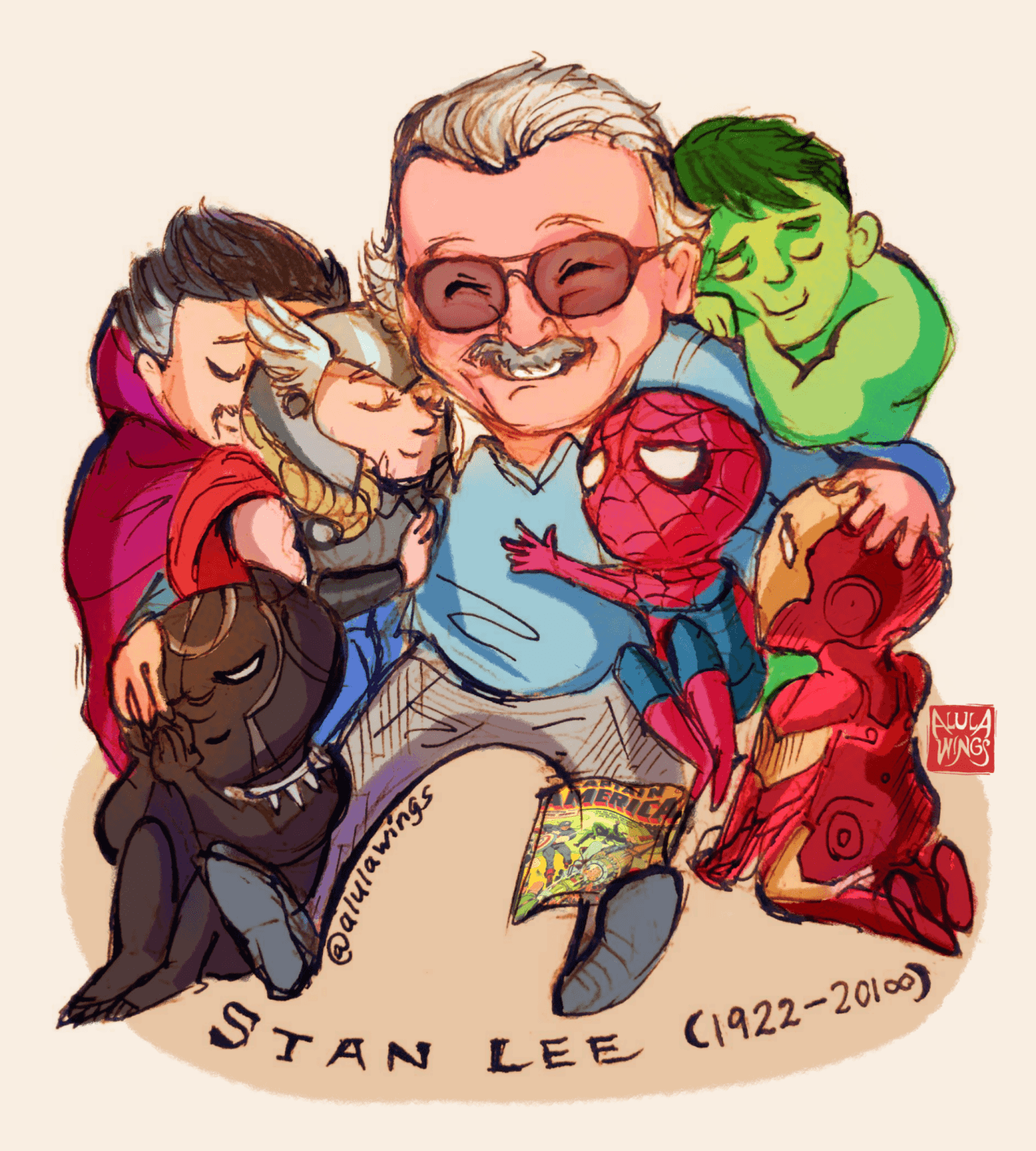 1280x1422 Wing | Rest In Superpower, Stan Lee ... Wallpaper