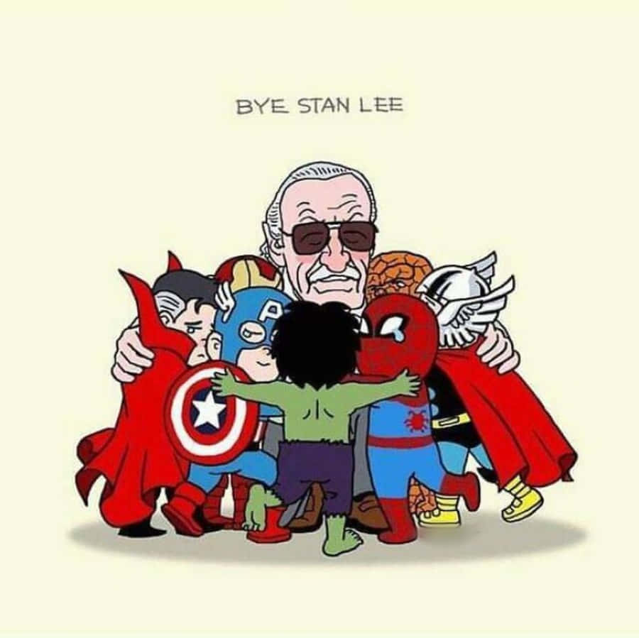 900x899 100+] Stan Lee Tribute Wallpapers ... Wallpaper