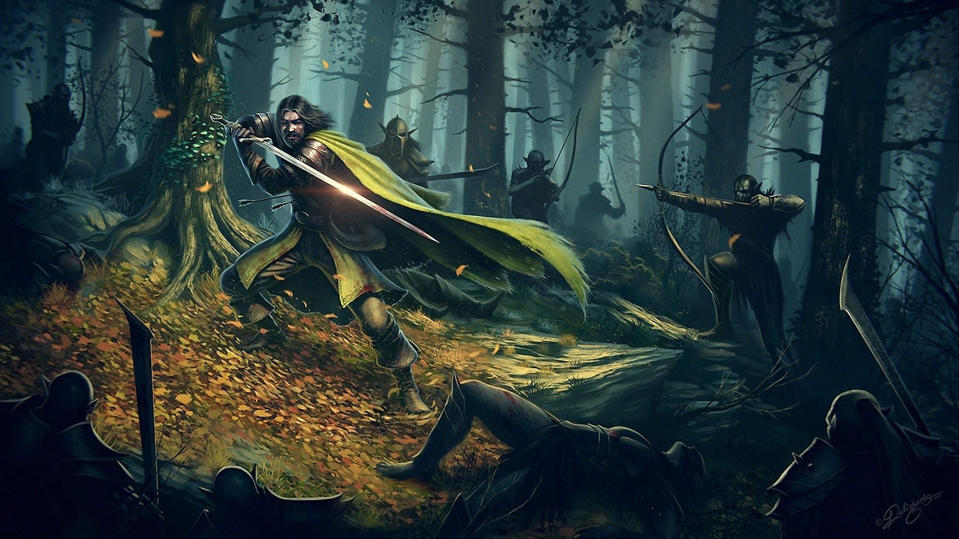 1920x1080 Lord Of The Rings Art Wallpaper image ... Wallpaper