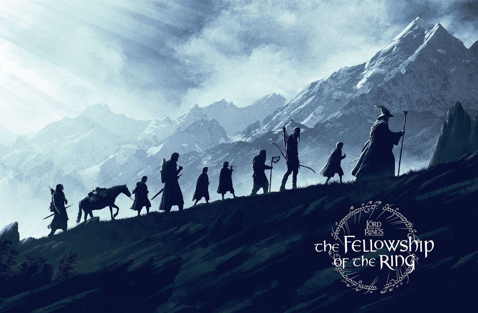 1970x1290 The Fellowship of the Ring #artwork ... Wallpaper