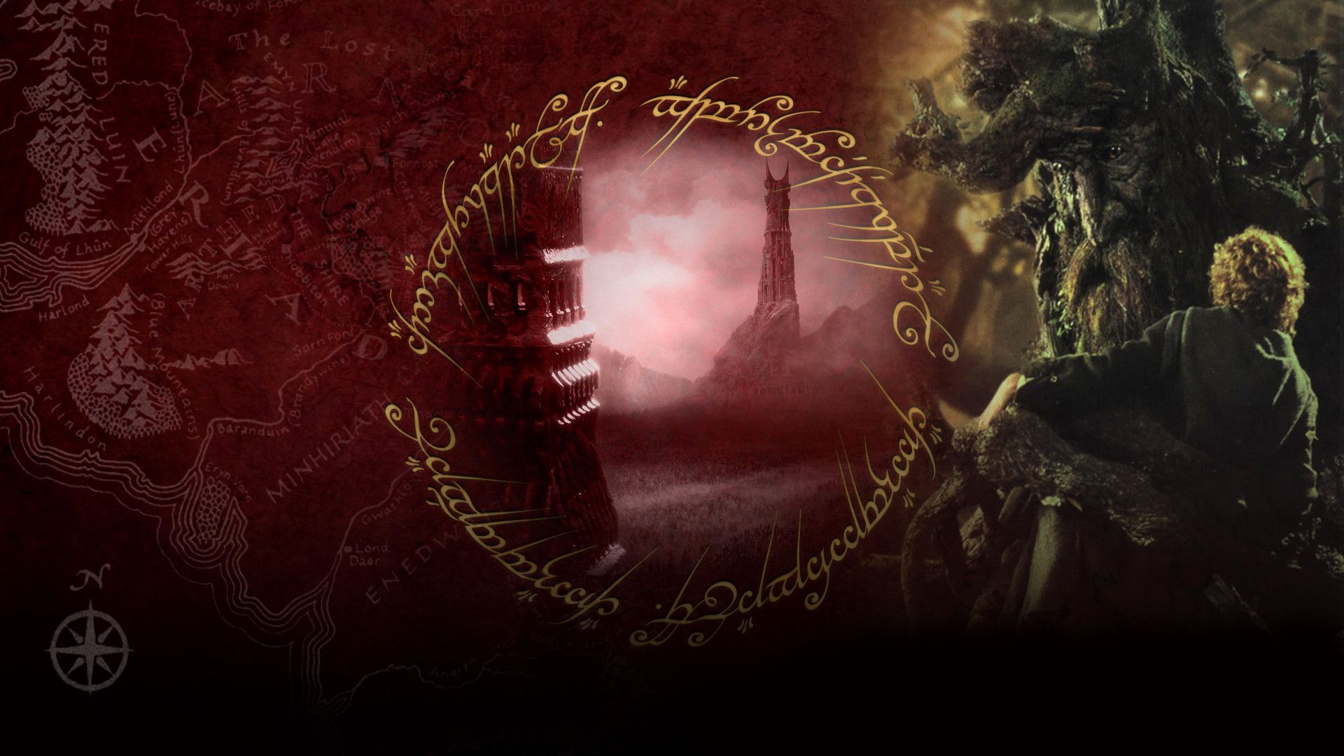 1920x1080 The Two Towers HD Wallpaper Wallpaper