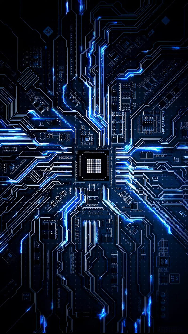 800x1423 Processor, computer, electronic ... Wallpaper