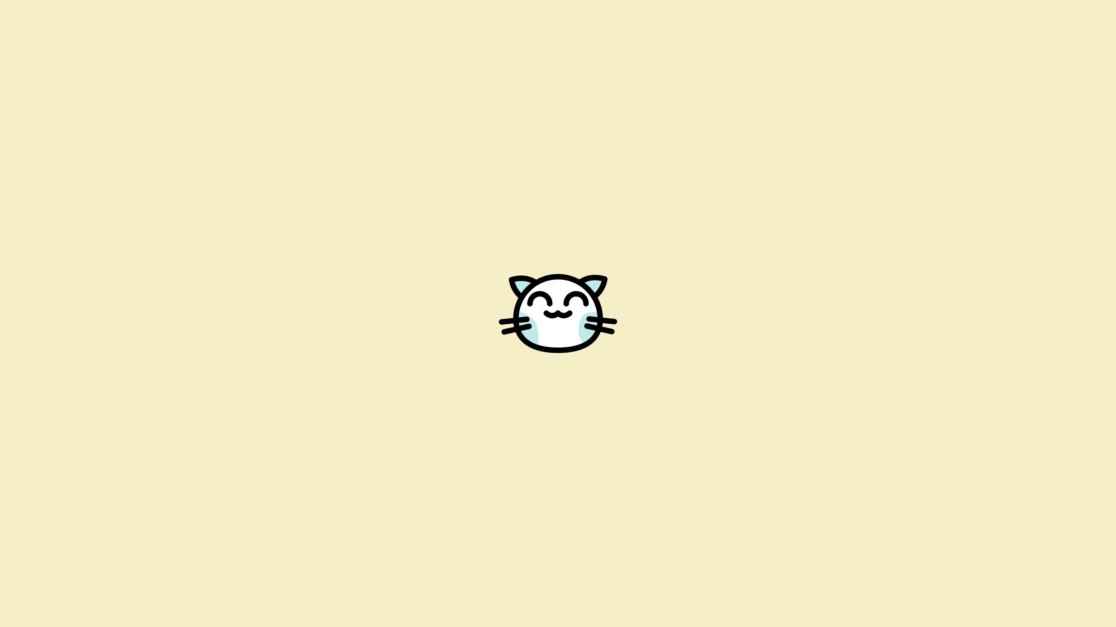 Minimalist Cat Wallpapers - 4k, HD Minimalist Cat Backgrounds on ...