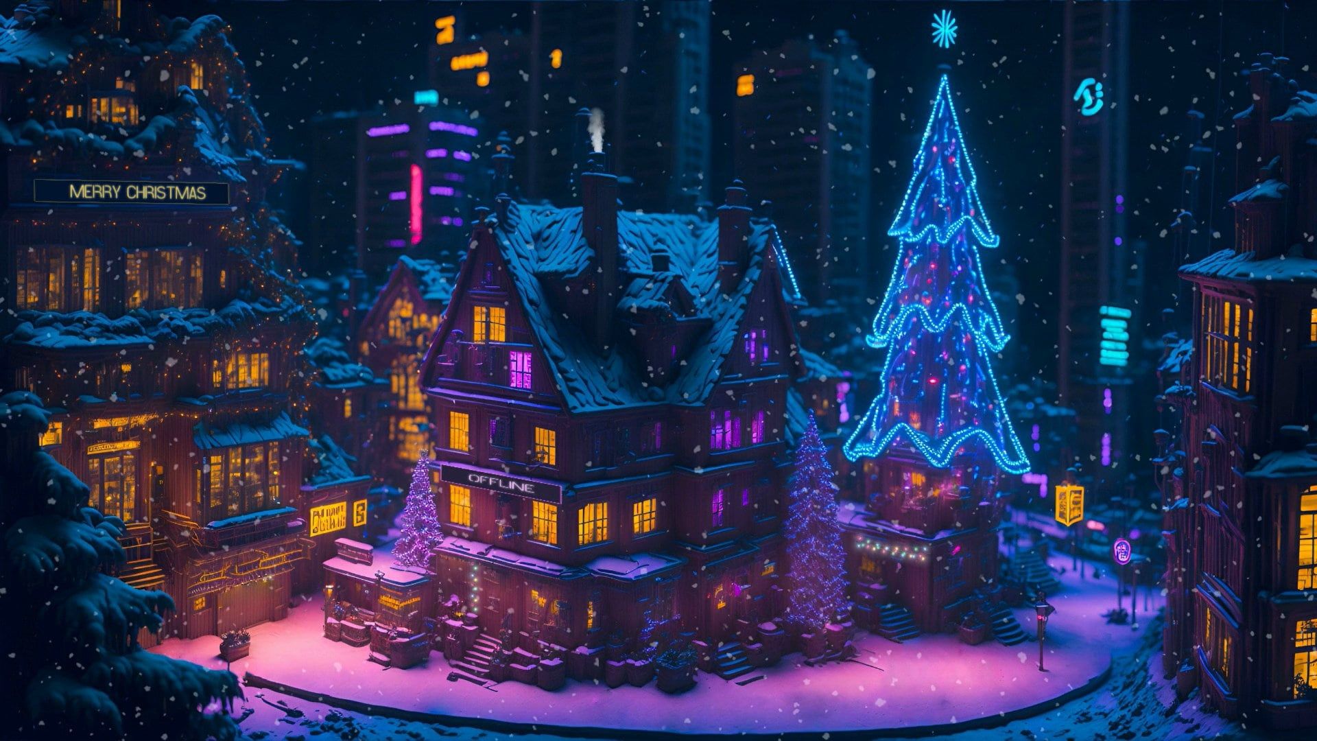 Christmas Town Wallpapers - 4k, HD Christmas Town Backgrounds on WallpaperBat