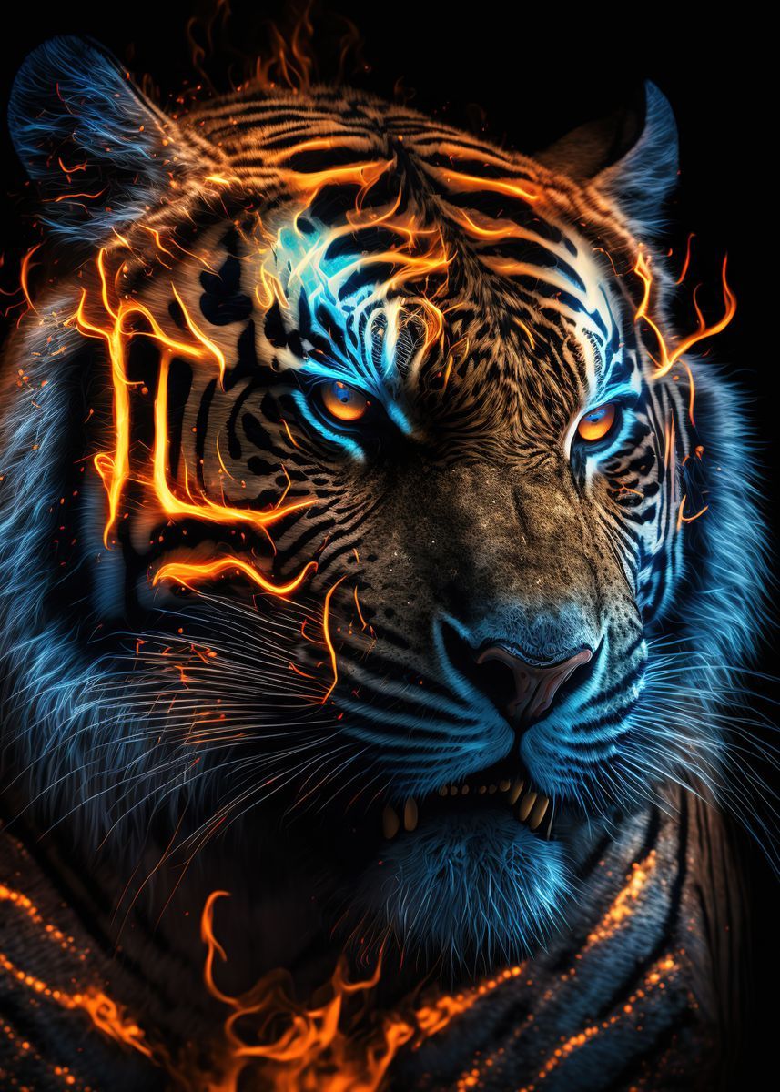 Neon Tiger Wallpapers - 4k, HD Neon Tiger Backgrounds on WallpaperBat