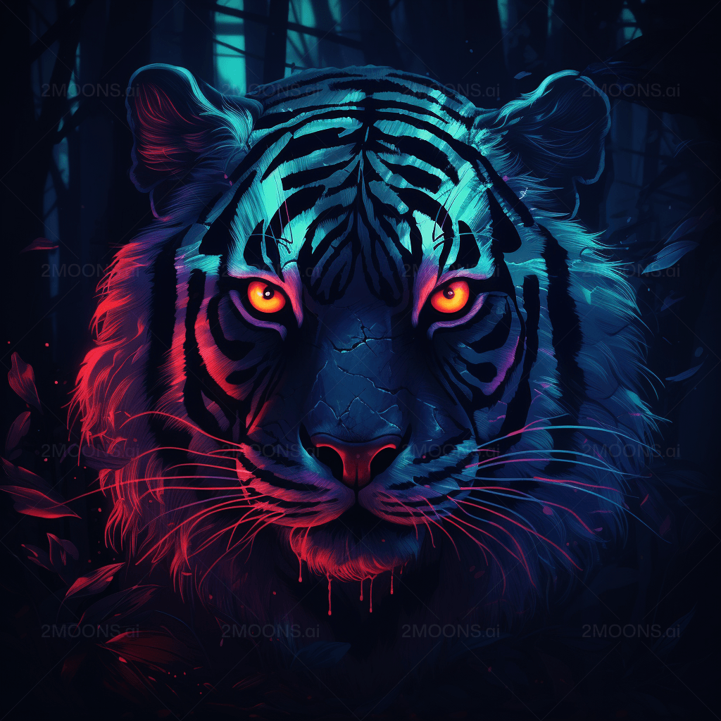 Neon Tiger Wallpapers - 4k, HD Neon Tiger Backgrounds on WallpaperBat