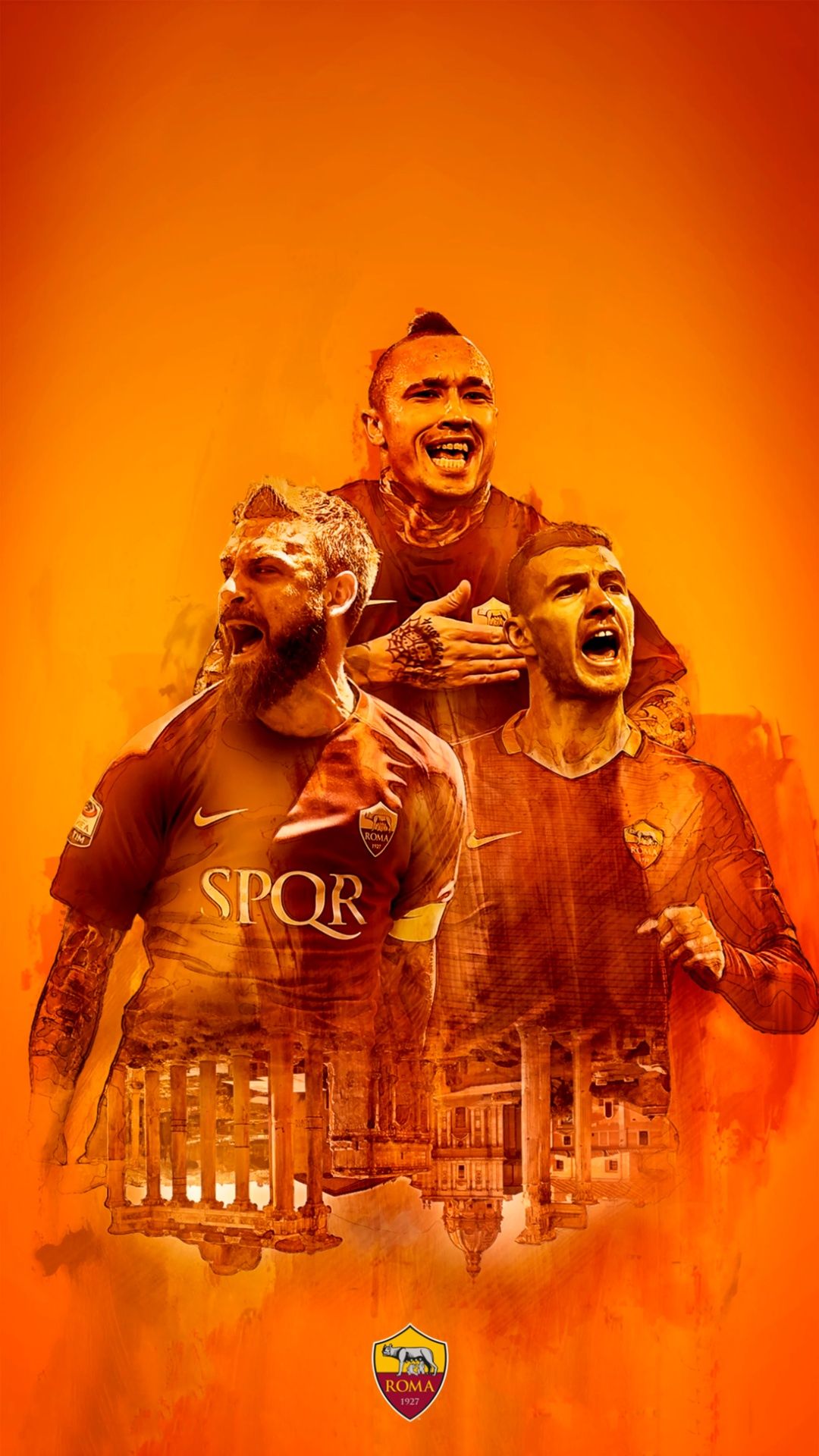 AS Roma iPhone Wallpapers - 4k, HD AS Roma iPhone Backgrounds on  WallpaperBat