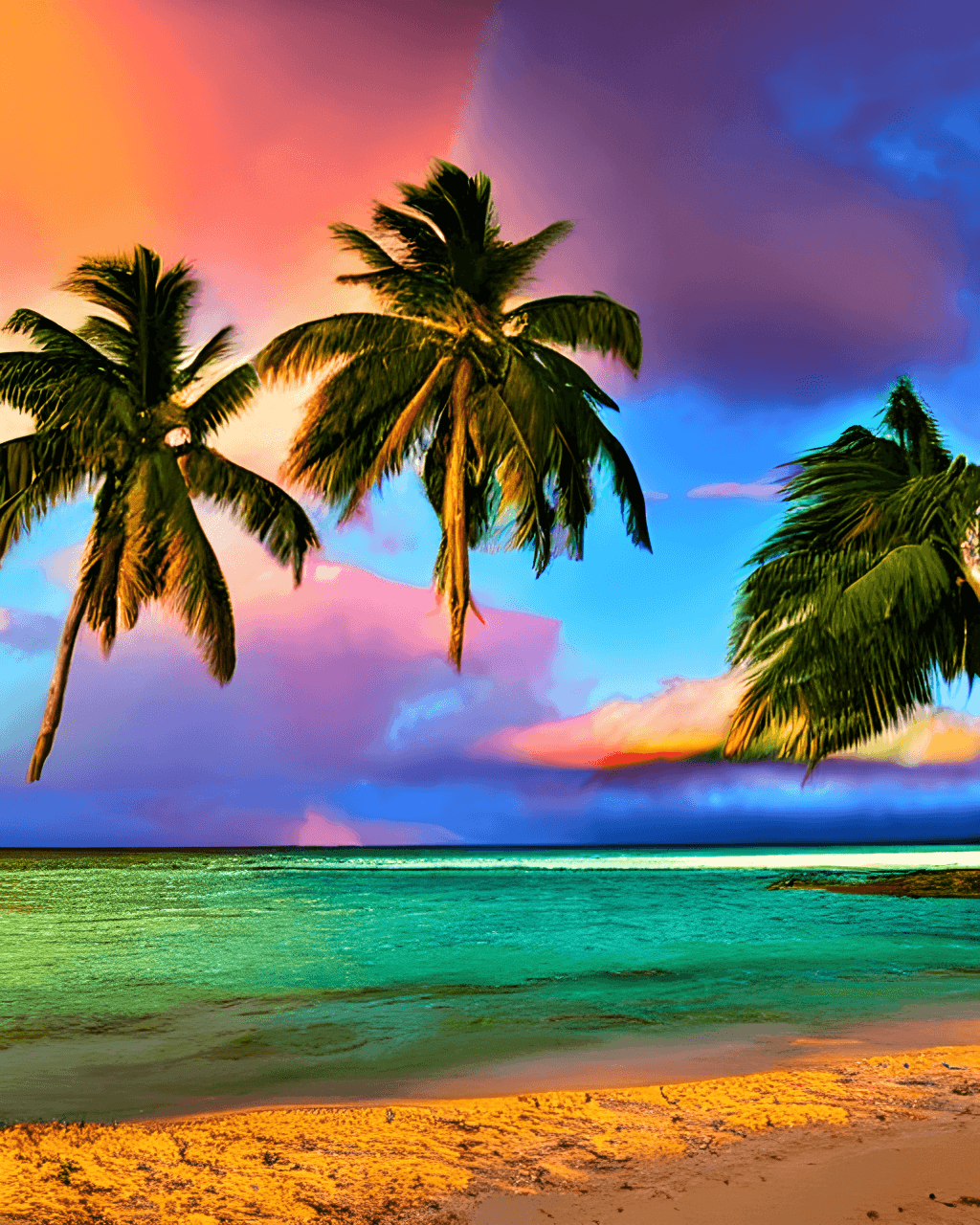 Island Paradise Sunset Wallpapers 4k Hd Island Paradise Sunset Backgrounds On Wallpaperbat 