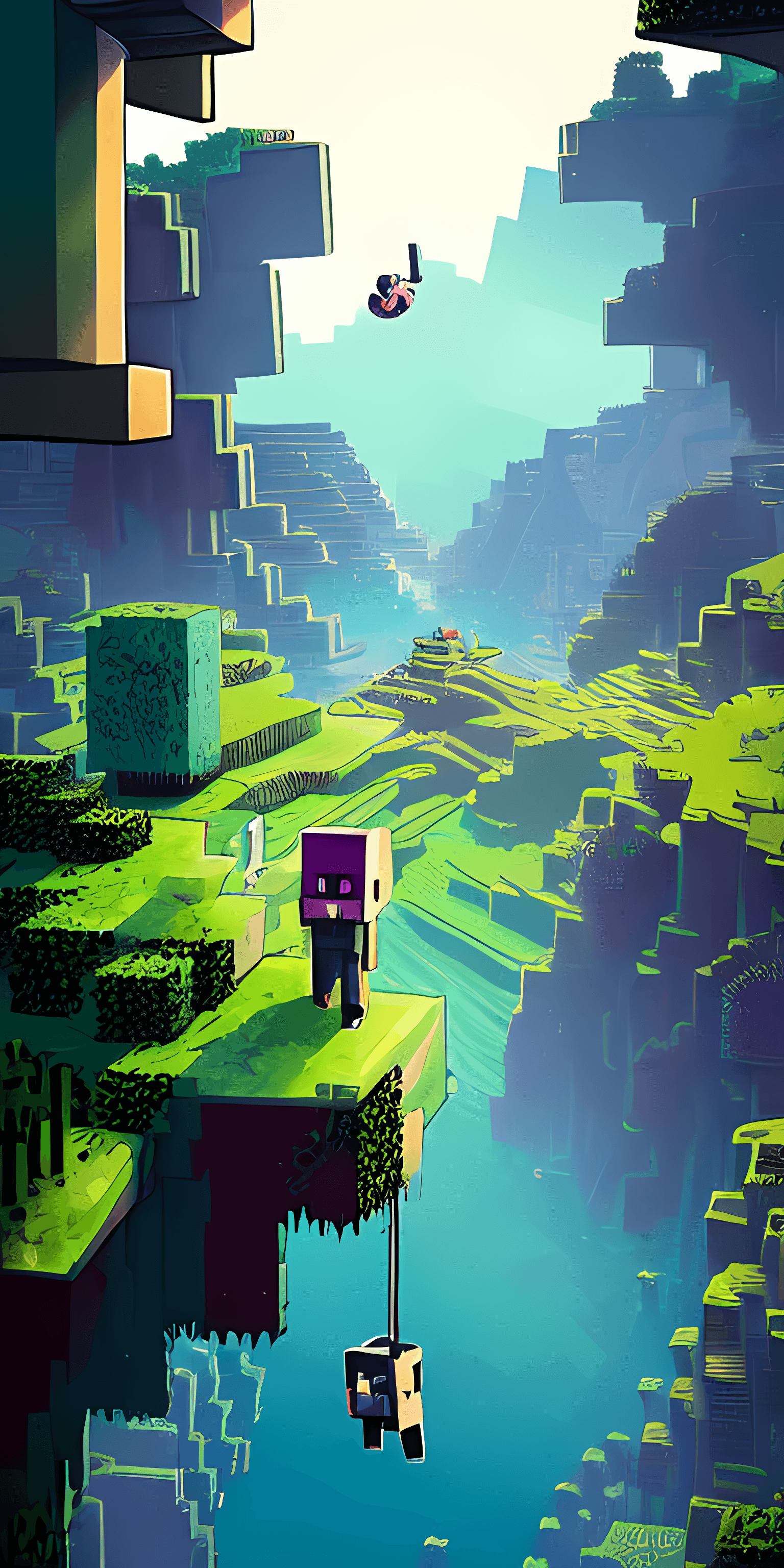 Minecraft iPhone Wallpapers 4k, HD Minecraft iPhone Backgrounds on