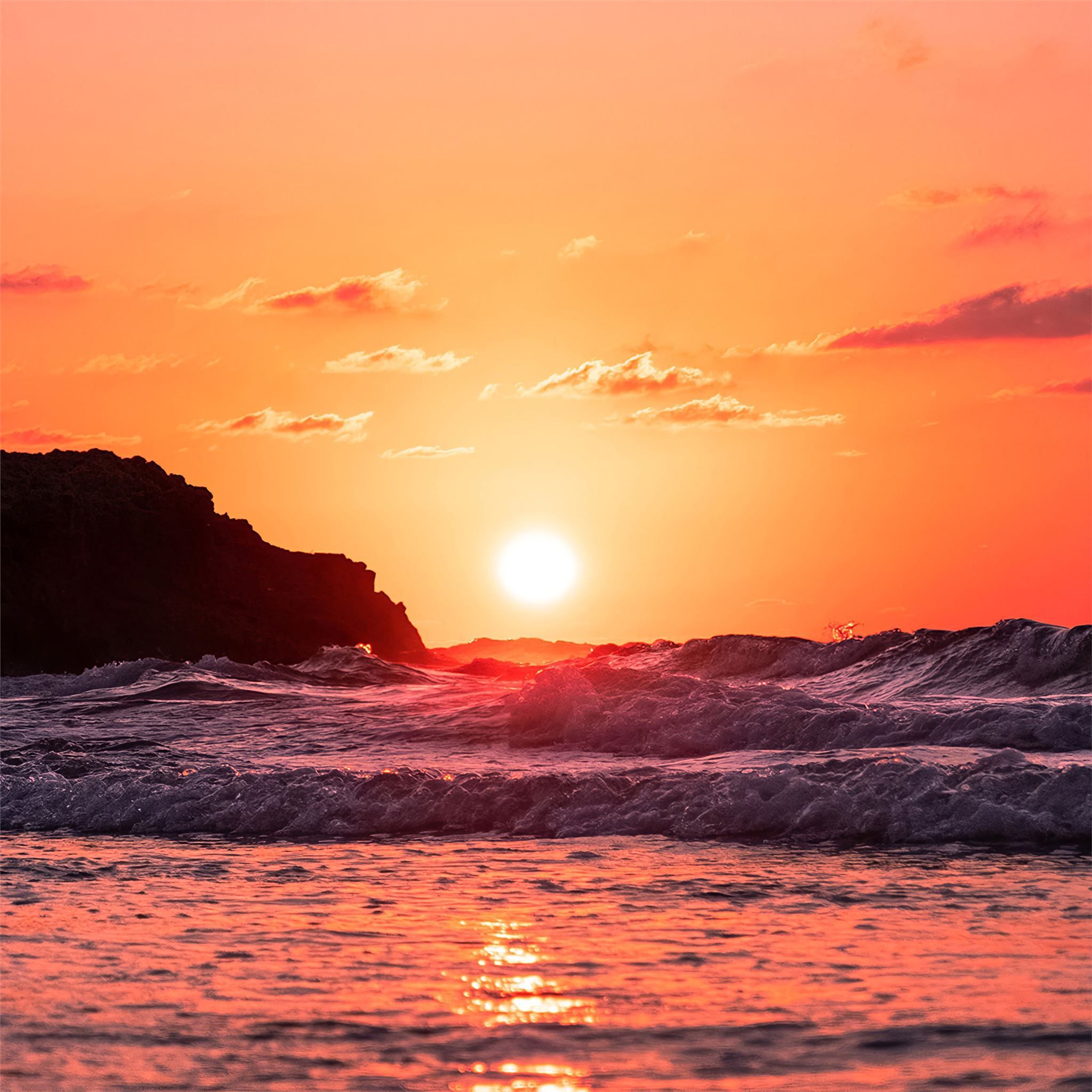 Ocean Sunset Wallpapers - 4K, Hd Ocean Sunset Backgrounds On Wallpaperbat