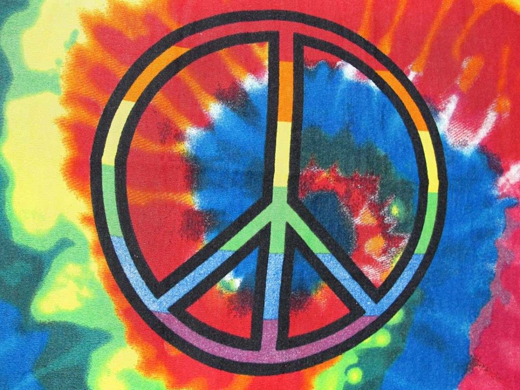 1024x768 Free download Peace and Love Hippie Background wallpaper Peace on WallpaperBat