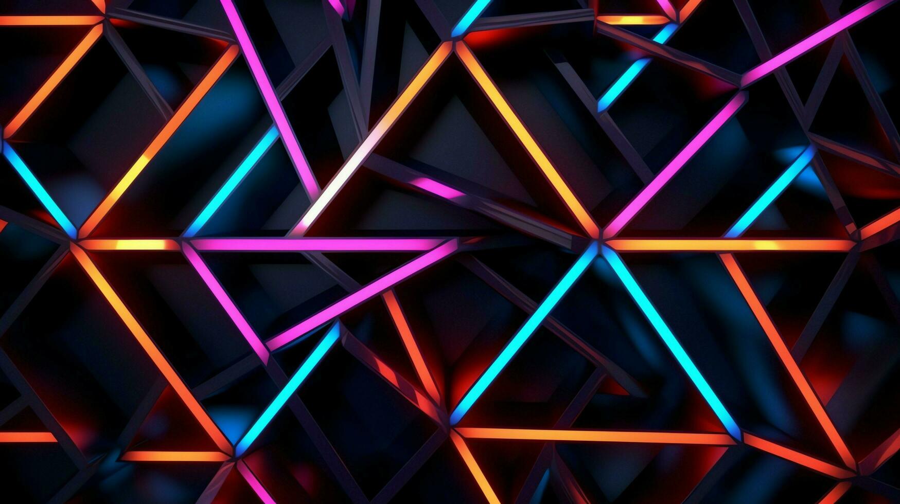 Neon Geometric Wallpapers 4k Hd Neon Geometric Backgrounds On Wallpaperbat 9701