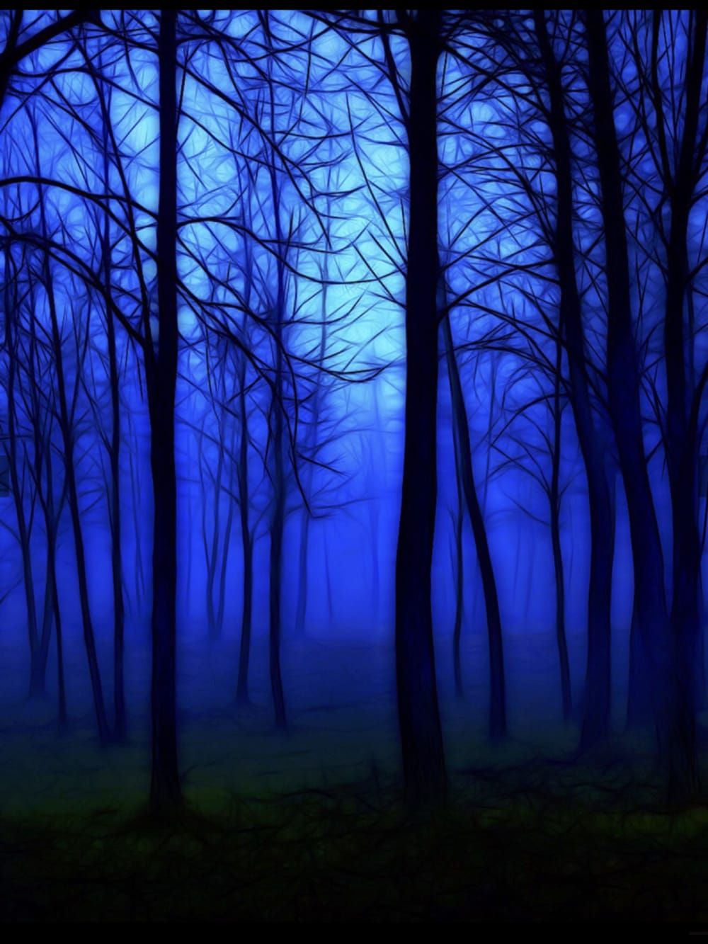Blue Forest Wallpapers - 4k, HD Blue Forest Backgrounds on WallpaperBat