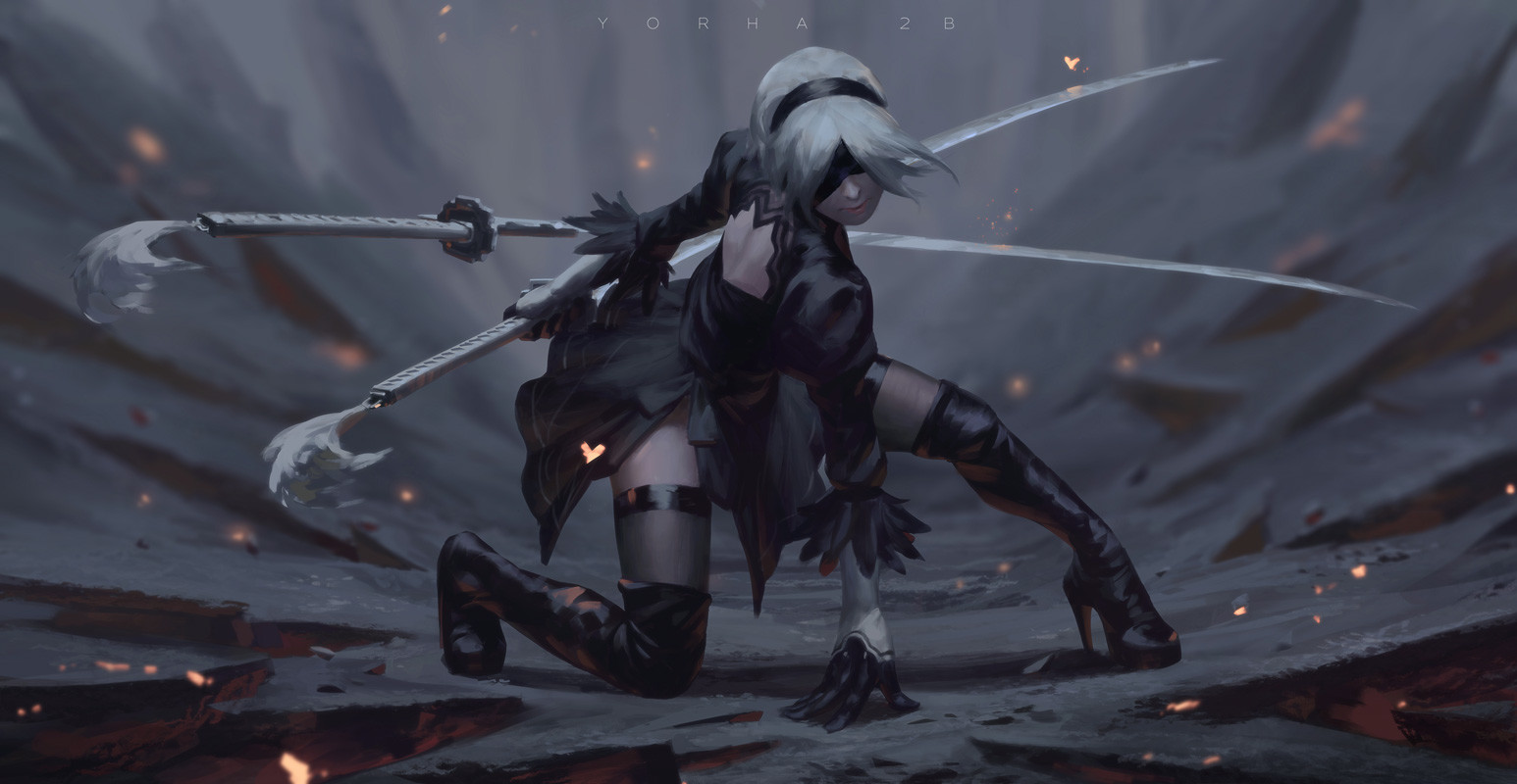 2B Wallpapers - 4k, HD 2B Backgrounds on WallpaperBat