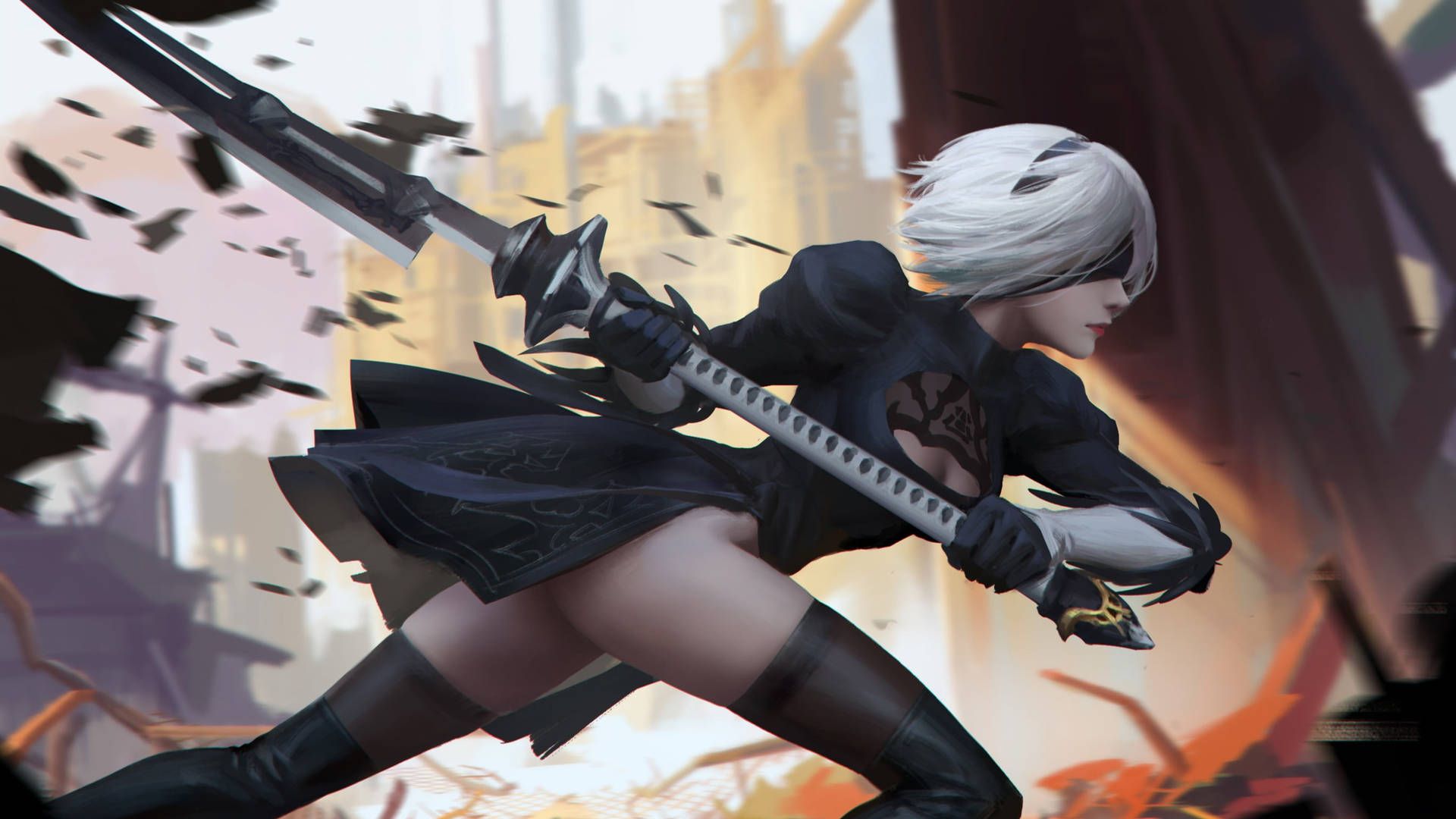 2B Wallpapers - 4k, HD 2B Backgrounds on WallpaperBat