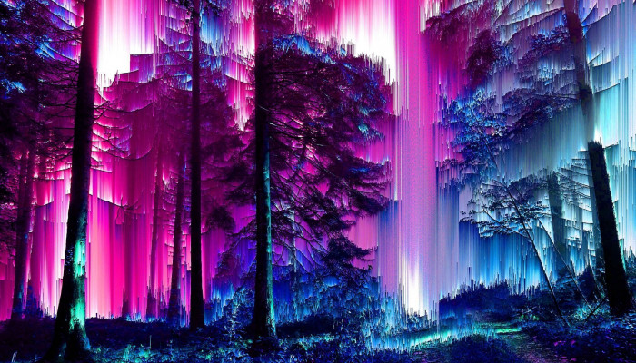 Neon Forest Wallpaper