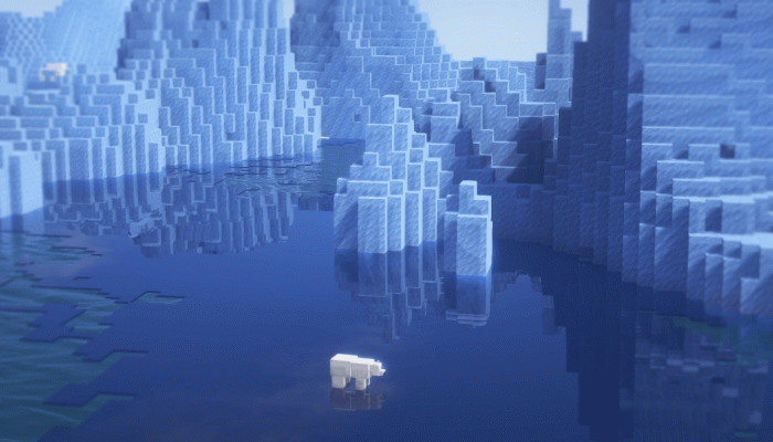 Blue Minecraft Wallpaper