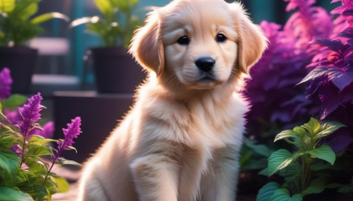 Golden Retriever Puppies Wallpaper