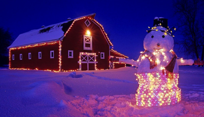 Country Christmas Wallpaper