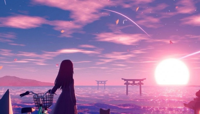 Animated Sunset Wallpaper