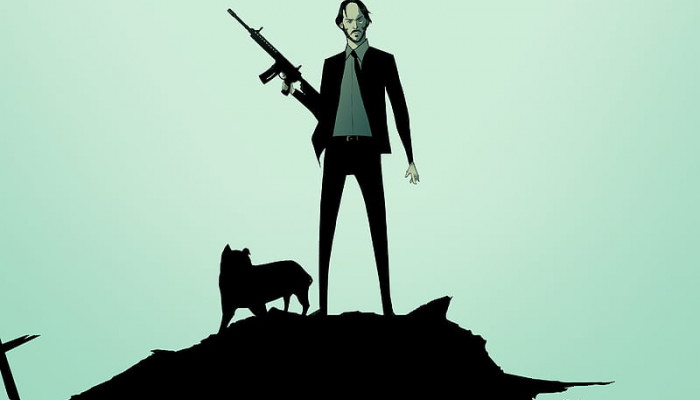 John Wick Minimalist Wallpaper