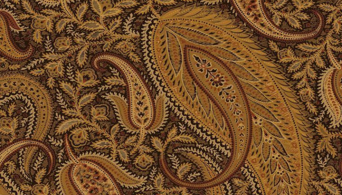 Brown Paisley Wallpaper