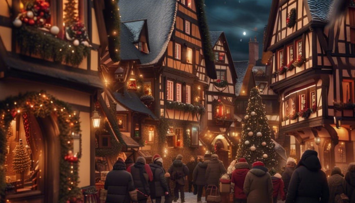 Alsace Winter Wallpaper