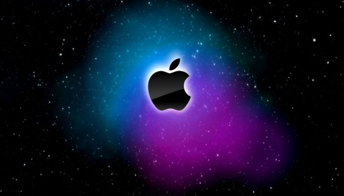 Apple Neon Wallpaper