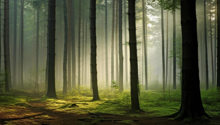 Calm Forest Wallpaper