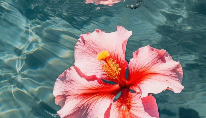 Tropical Flower iPhone Wallpaper