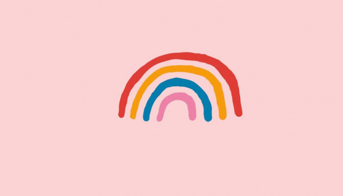 Pink Rainbow Wallpaper