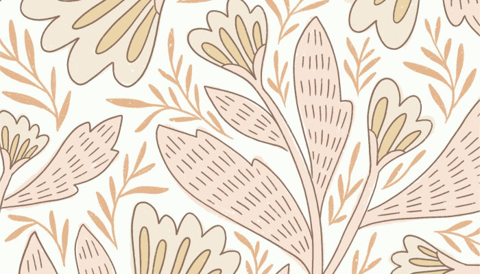 Boho Floral Wallpaper