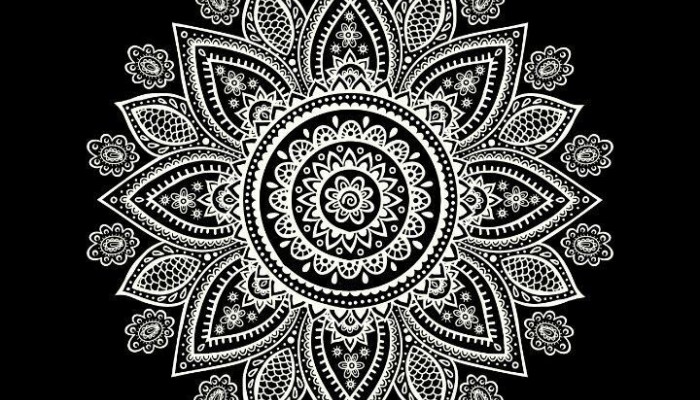 Black Mandala Wallpaper