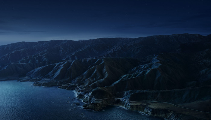 Big Sur Night Wallpaper
