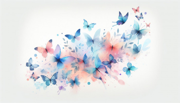 Watercolor Butterfly Wallpaper